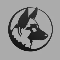 Wall decoration German Shepherd