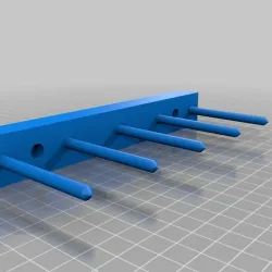 Wall thread spool holder
