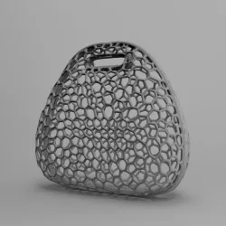wallet clutch wallet bag pocket pocket voronoi bag parametric bag