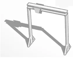 Workshop gantry 1/43