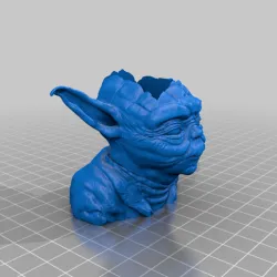 Yoda Bust Planter