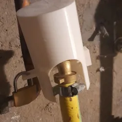 1/2 " valve lock by padlock