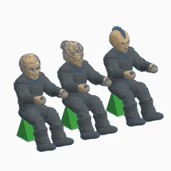 28mm Sitting Figures