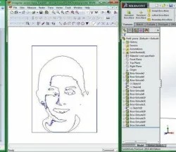 2D face picture to 3D print