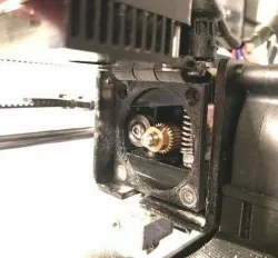A8 Exruder Fan Mod with hinge pin