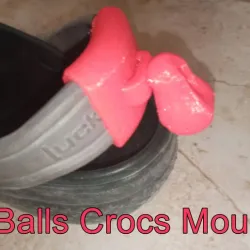 Balls  Scrotum Fixation Bondage Male  device eggs mount  Crocs Croc holder testicules for beach slates  btm-03 3d print cnc