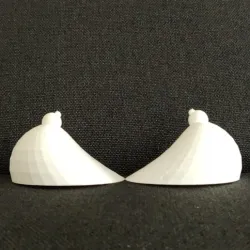 Boob 1 . lowpoly - geometric. version 1. Rack