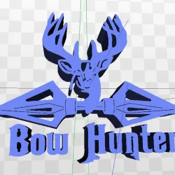 Bow Hunter Emblem Symbol Hunting 2