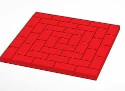 Brick Pattern Layouts for Lasercutter and 3D Printing