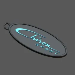 Bugatti Chiron Sport Keychain