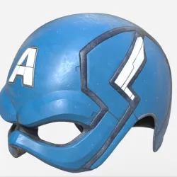 Captain America Cosplay Helmet