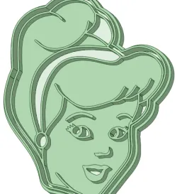 Cinderella cookie cutter