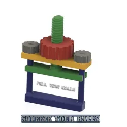 Cock and Balls Crusher Scrotum Penis Balls Fixation Bondage Male Chastity device ball holder testicules presser bc-14 3d print cnc