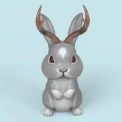 Cute Jackalope STL