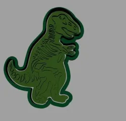 Cutter Set DInosaur Skeletons //COOKIE CUTTER SET DINOSAUR SKELETON