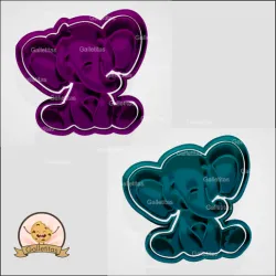 Elefantitos Set of cutters and markers for cookies or fondant Elephant Elephant Elephants Elephant Elephants