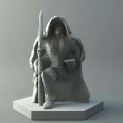Elf archer - D&D miniature