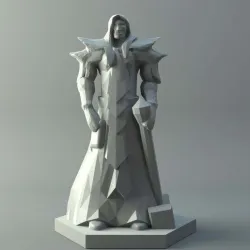 Elf knight - D&D miniature
