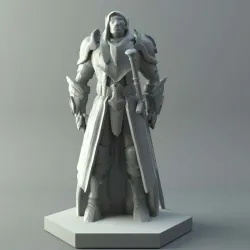 Elven ranger - D&D miniature