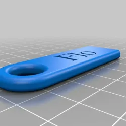 Flo Personalized Key Chain