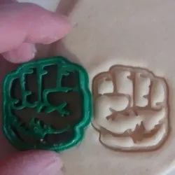 fondant cutter for fondant hulk fist hand