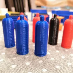 Gas cylinder for RC model