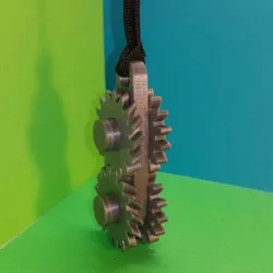 Gears keychain