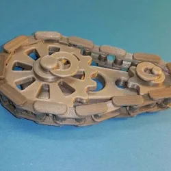 Gears rotating system - Sprocket chain -
