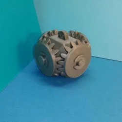 Head with 4 bevel gears - Bevel gear
