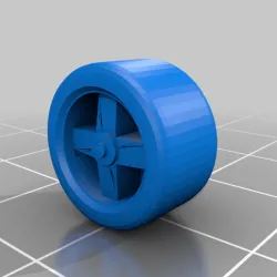 Hot Wheels scale 4 spoke JDM Wheel