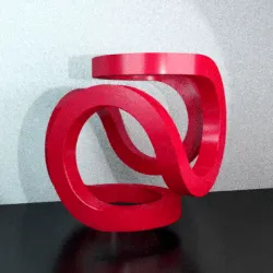 Impossible rounded cube