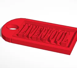 liverpool key chain