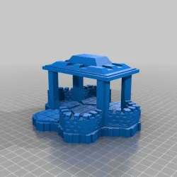 Locking Hex Terrain Stone Fort
