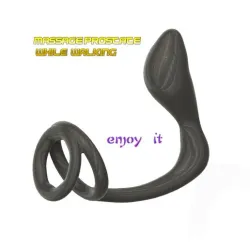 male Double Loop Anal Plug Male Man's Prostata Massage Butt  ap-33 3d print cnc