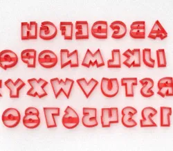 Mickey disney Alphabet cutters