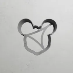 mickey face contour