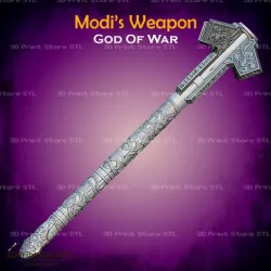 Modi Weapon From God of War - Fan Art 3D print model