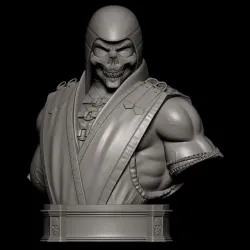 Mortal Kombat Scorpion Fanart - BUST