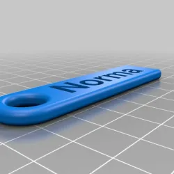 Norma Personalized Key Chain