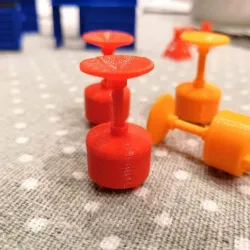 Oil receiver for RC models garage