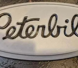 Peterbilt Oval Logo emblem Badge