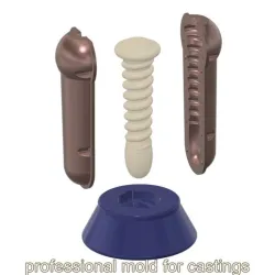 professional mold for castings form box for casting anal vaginal plug hook dildo dick penis v-413 silicone silver bronze brass 3d print cnc