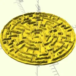 Rock theta maze
