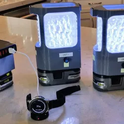 Ryobi battery lantern and phone charger