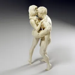 sculpt nude sexy girl and boy friend