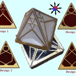 Sith Style Holocron-Like Night Light/Display Box