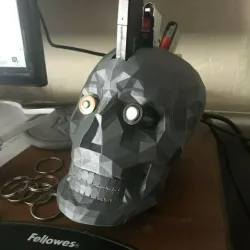 Skull desk buddy