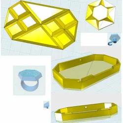 Sun Goddess Set - Clutch, Ring and Amulet