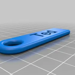 Ted Personalized Key Chain