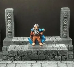 Thyrik, Hill Dwarf Sorcerer ((28mm/32mm scale)